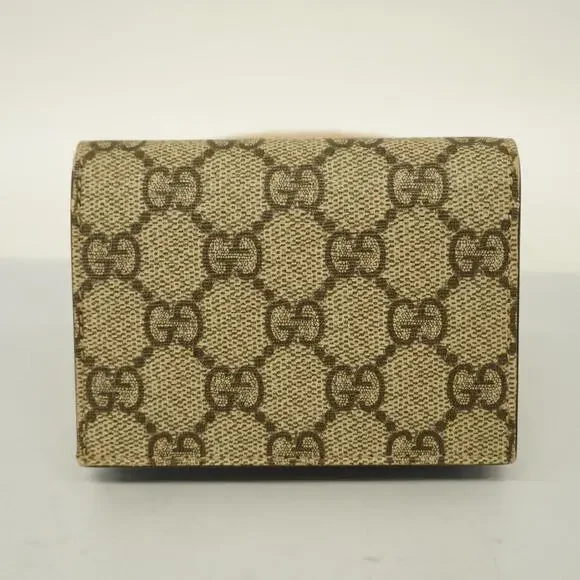 Gucci Wallet GG Supreme Brown Gold hardware - Picture 11 of 11